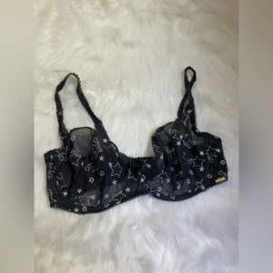 Adore Me Blue Starry Bralette